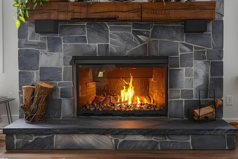 Hearths That Endure Granites Quiet Power Beside the Flames