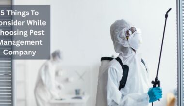 5 Things To Consider While Choosing Pest Management Company 1