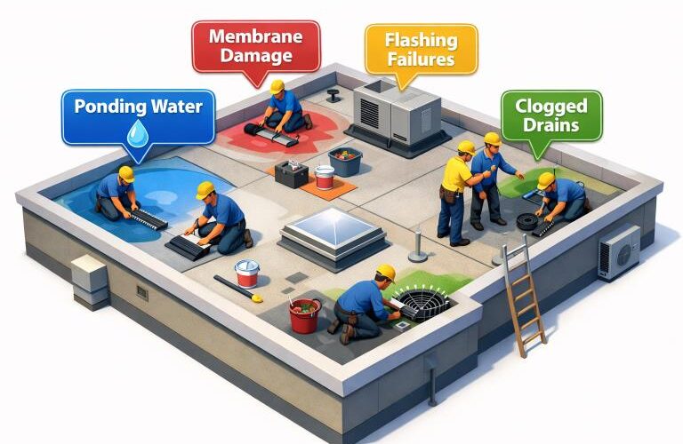 Commercial Roof Repair Challenges and Solutions