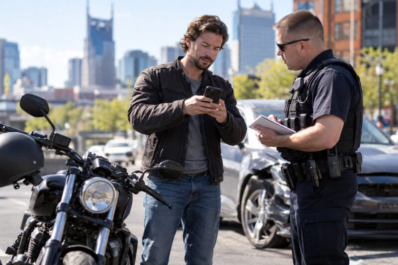 How Motorcyclists in Nashville Can Protect Their Rights After a Crash