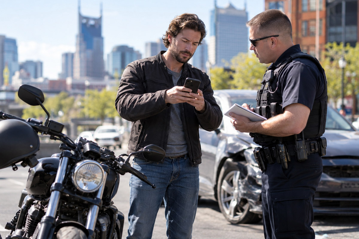 How Motorcyclists in Nashville Can Protect Their Rights After a Crash